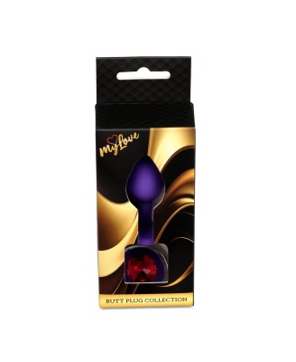 MyLove Toys - Jewellery Purple Silicone PLUG Small