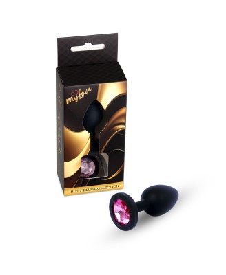 MyLove Toys - Jewellery Black Silicone PLUG Small