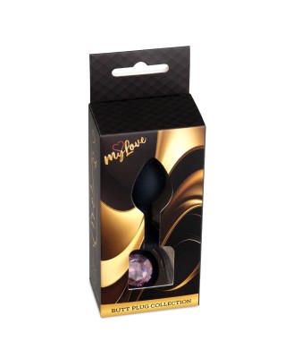 MyLove Toys - Jewellery Black Silicone PLUG Small