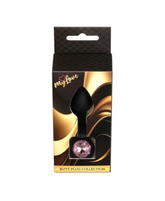 MyLove Toys - Jewellery Black Silicone PLUG Small