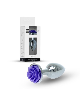Plug-Jewellery Silver PLUG ROSE- Purple