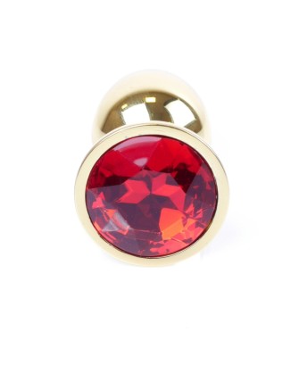 Plug-Jewellery Gold PLUG- Red