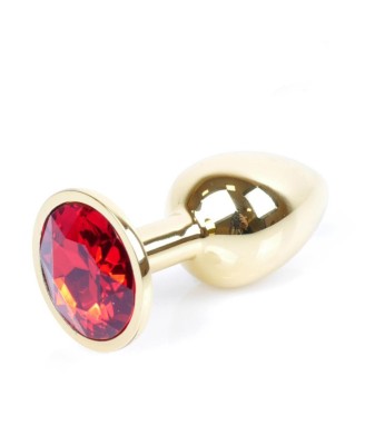 Plug-Jewellery Gold PLUG- Red