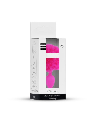 Plug-Jewellery Silicon PLUG - Bunny Tail - Pink