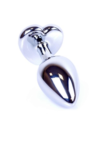 Plug-Jewellery Silver  Heart PLUG- Red