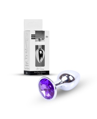 Plug-Jewellery Silver PLUG- Purple
