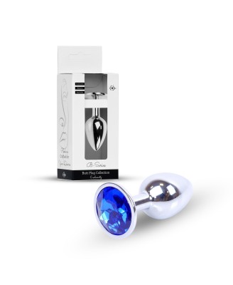Plug-Jewellery Silver PLUG- Dark Blue