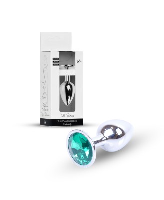 Plug-Jewellery Silver PLUG- Green