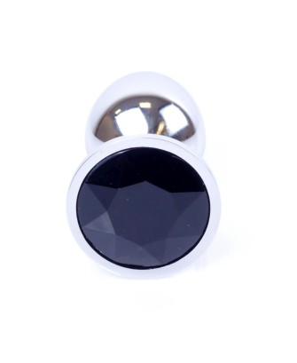 Plug-Jewellery Silver PLUG- Black
