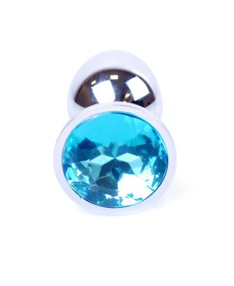 Plug-Jewellery Silver PLUG- Light Blue