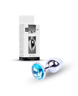 Plug-Jewellery Silver PLUG- Light Blue