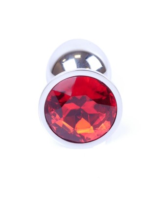 Plug-Jewellery Silver PLUG- Red