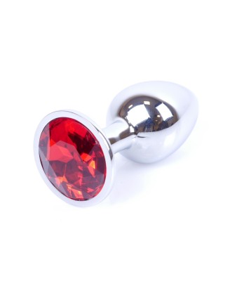Plug-Jewellery Silver PLUG- Red