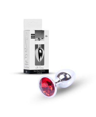 Plug-Jewellery Silver PLUG- Red