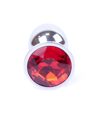 Plug-Jewellery Silver PLUG- Red