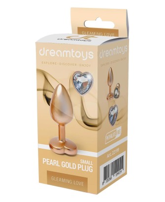 GLEAMING LOVE MATTE GOLD PLUG SMALL