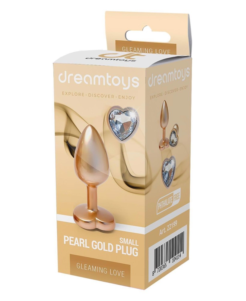 GLEAMING LOVE MATTE GOLD PLUG SMALL