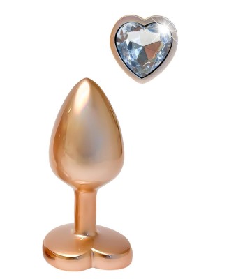 GLEAMING LOVE MATTE GOLD PLUG SMALL