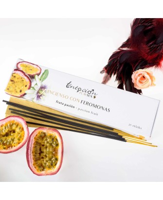 TENTACIÓN PLAY SEX - PASSION FRUIT - Kadzidełka zapachowe z feromonami - 25 szt