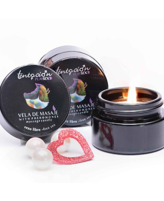 Zmysłowa świeca do masażu z feromonami FREE SEX - 20ml