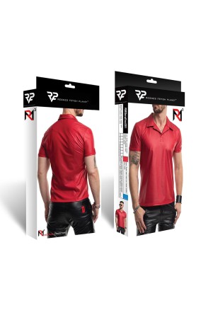 RMSerafino001 - red polo - S