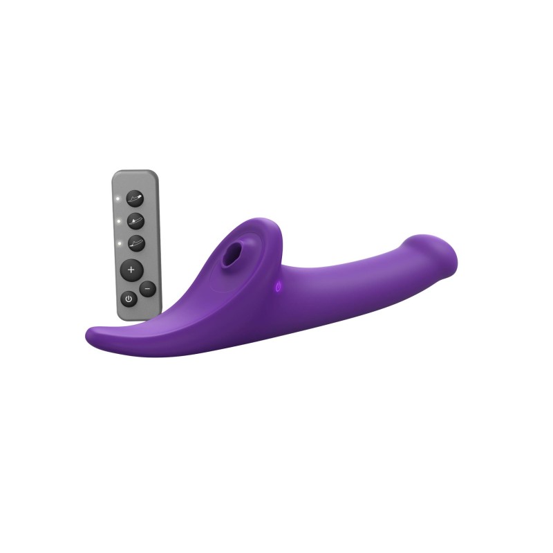 MULTI ORGASM DILDO - L - PURPLE TR