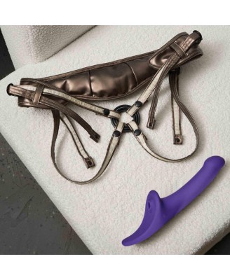MULTI ORGASM DILDO - L - PURPLE TR