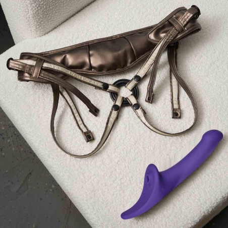 MULTI ORGASM DILDO - L - PURPLE TR