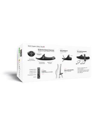 MULTI ORGASM DILDO - M - BLACK TR