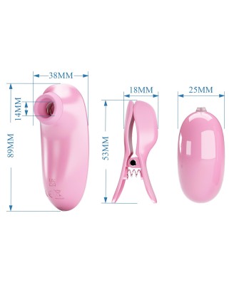 Pretty Love Imonie - Klamerki na sutki z funkcją wibracji i stymulator