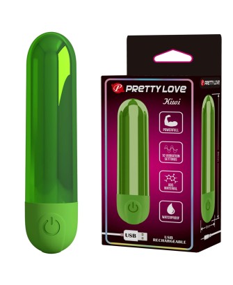 Pretty Love Kiwi - Rechargeable Bullet Vibrator - Green