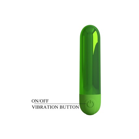 Pretty Love Kiwi - Rechargeable Bullet Vibrator - Green