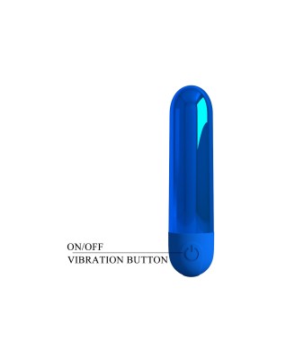 Pretty Love Kiwi - Rechargeable Bullet Vibrator - Blue