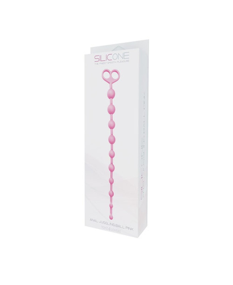 Plug/kulki-FALLO ANALE ANAL JUGGLING BALL SILICONE PINK