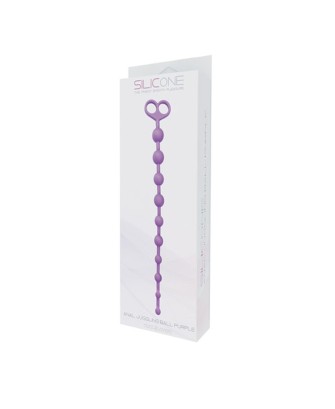 Plug/kulki-FALLO ANALE ANAL JUGGLING BALL SILICONE PURPLE