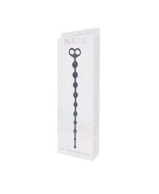 Plug/kulki-FALLO ANALE ANAL JUGGLING BALL SILICONE BLACK