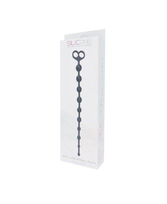 Plug/kulki-FALLO ANALE ANAL JUGGLING BALL SILICONE BLACK