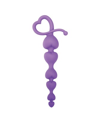 Hearty Anal Wand - Silikonowe Korale Analne - Fioletowe