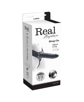 Proteza-FALLO STRAP ON CAVO REAL RAPTURE 8 BLACK