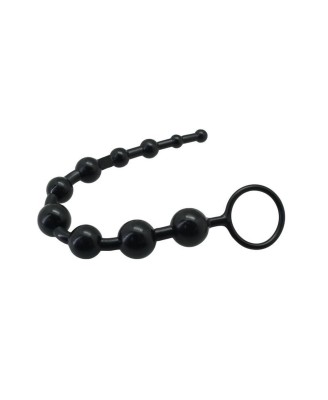 Palline anali Timeless Jelly 10 colore nero