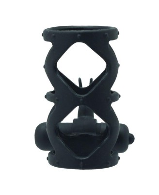 Anello Fallico Timeless Slender vibRing nero