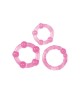 Kit di 3 anelli fallici Timeless Stud (rosa)