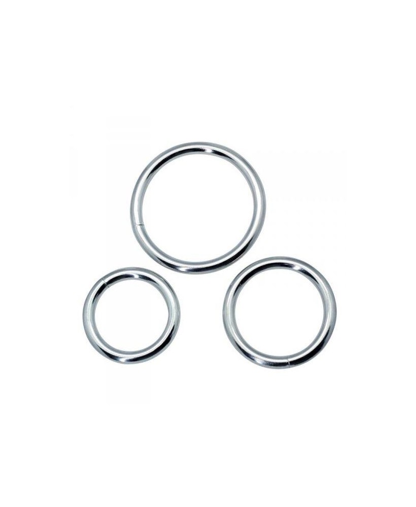 Timeless metal rings (3 pcs)