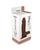 Wibrator-REALISTIC VIBRATOR REAL RAPTURE BROWN 7.5"