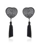 Heart shine nipples tassels (argento)