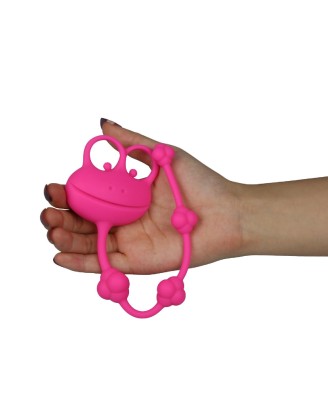 10"" Silicone Frog Anal Beads
