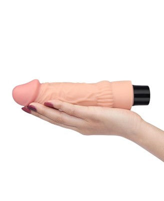 7.8"" REAL SOFTEE Vibrating Dildo