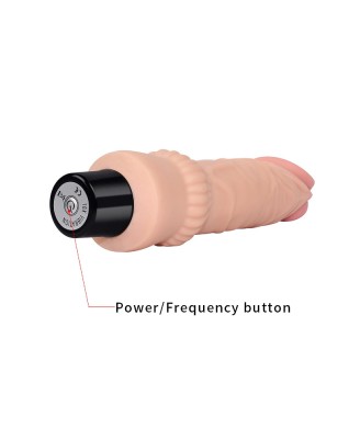 7.8"" REAL SOFTEE Vibrating Dildo