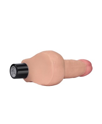 8"" REAL SOFTEE Vibrating Dildo