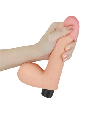 8"" REAL SOFTEE Vibrating Dildo